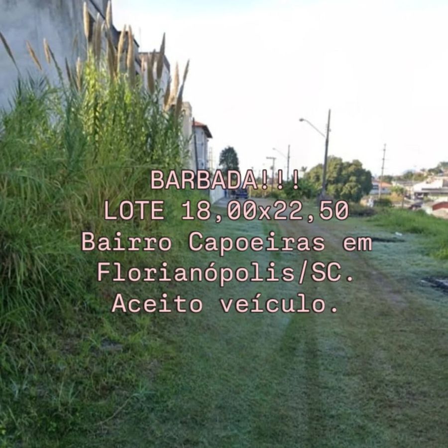 Terreno - Venda - Capoeiras - Florianópolis - SC